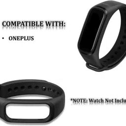TECHWIND Soft Silicon Band Strap Adjustable Bracelet For ONEPLUS SMART BAND (NOT COMPATIBLE WITH MI BANDS, SMART BAND STRAP, BREATHABLE MATERIAL) ONEPLUS Smart Replacement Band Strap, Smart Band Strap (WATCH NOT INCLUDED) Smart Band Strap image 2