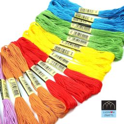 lucknow crafts 50 MIXED COLOR Thread image 3