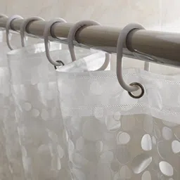 270 cm (9 ft) PVC Long Door Curtain Single Curtain-image-3
