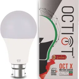 OCTIOT OCT-XD Motion Sensor LED Bulb | B22 LED Bulb | Auto On/Off Cool White Smart Sensor Light-10