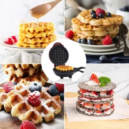 gatih Waffle Maker Non-Stick Machine Waffle Pan Cakes Paninis Snacks Mini Waffle Maker Waffle Maker image 2