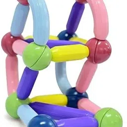 Magnetic Stick and Balls Set Different Sizes Curved Shapes(30 PCS)-11