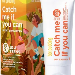 Sunscreen - SPF 80 PA++++ Catch Me If You Can Kids Mineral Sunscreen SPF 80 PA++++ No White Cast 50 g-image-0