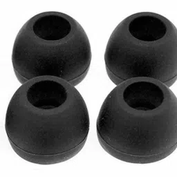 BBS TECH Silicone Rubber Replacement Medium Size Earbuds for Headphones Pack of 12 Pcs Black Silicone replacement In The Ear Headphone Cushion-image-39