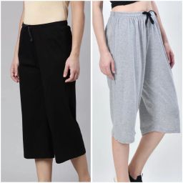 Women Grey Capri-image-23