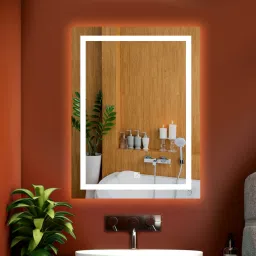 Rectangular Led Mirror Decorative Interior Decor wall ( 18*24 Inch ) Bathroom Mirror-image-62