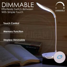 akr touch USB LED Desk Lamp Table Light Study Lamp image 5