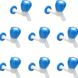 BLUE Long body bib cock pack of 8 pvc plastic bib cock for hot & cold water bib tap Bib Tap Faucet-image-26