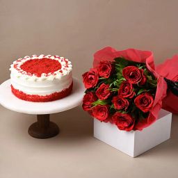 Ruby Rose Romance With Red Velvet Cake-9
