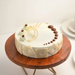 Captivating Butterscotch Cake With Plush Teddy image 2