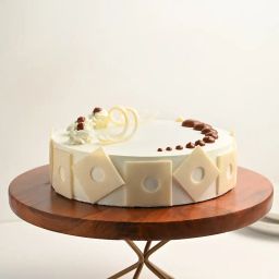Captivating Butterscotch Cake With Plush Teddy image 3