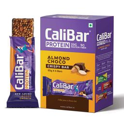 Calibar Protein Bar 20g Protein,  6 bar(s)  Almond Choco -picture-28