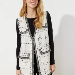 Trendyol Self-Designed Longline Open Front Jacket-picture-19