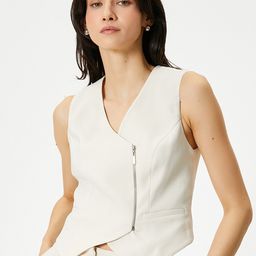 Koton V-Neck Sleeveless Waistcoat-picture-50