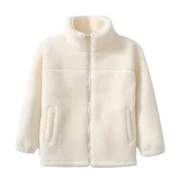 StyleCast Kids White Mock Collar Overcoat-image-49