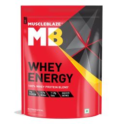 MuscleBlaze Whey Energy with Digezyme,  2.2 lb  Chocolate -picture-8