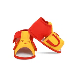 Smartots Infants Set of 3 Colourblocked Cotton Booties image 4