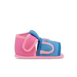 Smartots Infants Set of 3 Colourblocked Cotton Booties image 5