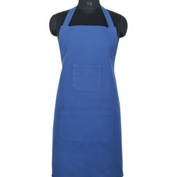 House This Kitchen Master Blue Cotton Apron With Pockets-image-93