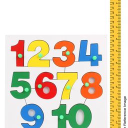 Little Genius Number Inset Tray Puzzle 1 to 10 - Multi Color image 3