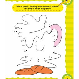 dreamland publications Dreamland Fun with Dot to Dot Book 1 for Children - Join the Dots and Find the Hidden Picture 32 Pages Book image 3
