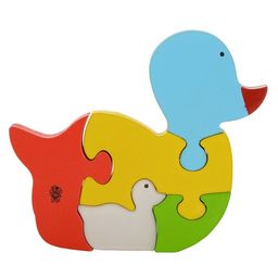 Skillofun - Take Apart Wooden Puzzle Duck With Duckling image 3