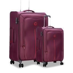 DELSEY Paris Caracas Set Of 2 Large & Cabin Soft Trolley Bags-image-65