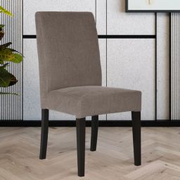 woodsworth from pepperfry Eva Fabric Dining Chair in Sandy Brown Colour-picture-45