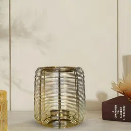 Metalsmith Gold-Toned Candle Holder-image-74