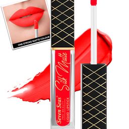 Seven Seas Silk Matte Liquid Lipstick 8g - Roof Terracotta-18