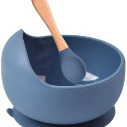 Silicone Suction Bowl & Spoon Set for Toddler & Baby | Unbreakable Feeding Bowls- Silicone-11