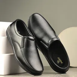 Men's Black Lightweight Comfortable Extra Soft / DR Soft Formal Shoes Slip On For Men-picture-5