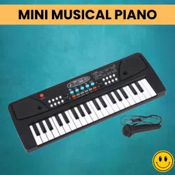 Piano Keyboard with Mic, 37 Keys 8 Tones Portable Electronic Toy For kidsJ348 Piano Keyboard with Mic, 37 Keys 8 Tones Portable Electronic Toy For kidsJ348 Analog Portable Keyboard-0