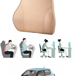 Beige Velvet Car Pillow Cushion for Skoda-image-52