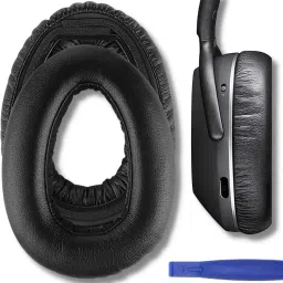 Crysendo Cushion for Senheiser PXC550, PXC550 ii, Senheiser MB660 UC, MB 660 MC Headphone Over The Ear Headphone Cushion-image-14