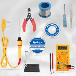 WKCB74 Electric Gadget 9in1 Soldering Iron Machine Combo Kit Set with Multimeter 25 W Simple-8