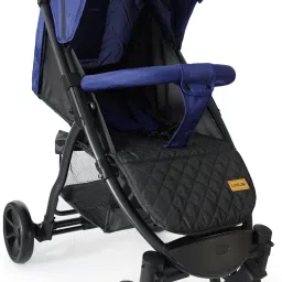 Primo Baby Stroller / Pram with 5 point Safety Harness Stroller-3