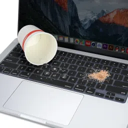 Saco Protector Skin Keyboard Cover for New MacBook Air 13.6" M2 A2681 Chip(2022)/Pro A2442 A2485 M1 Chip Max 16"(2021) Keyboard Skin image 3