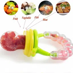 Soother Fruit and Food Nibbler & Feeding Pacifier Feeder - FGH-01 Teether and Feeder-image-27