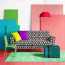 artzfolio AZ5008200SOF_FB_RF_R-SP_D56^80_VL Abstract Geometric Pattern D13 Velvet Sofa Fabric Sofa Fabric image 3
