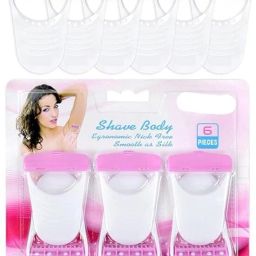 Women's Disposable Plastic Skin Hair Remover Safty Stainless Razor, Women-23