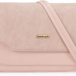 Pink Women Sling Bag - Mini Textured-60