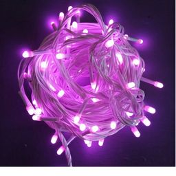 junjadiya 60 LEDs 18 m Purple Steady Ball Rice Lights-picture-18