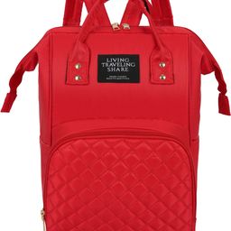 bembika Diaper Bags For Mom And Dad Kids Travel Waterproof And Large Capacity-Chex Red diaper bag-picture-23