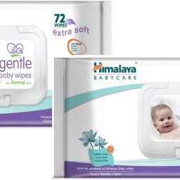Combo pack of 2 Gentle Baby wipes for Normal skin ,pure & safe-2