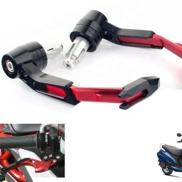 NEW_CNC Aluminium Lever Guard Red For Activa 6G Handlebar Hand Guard-image-32