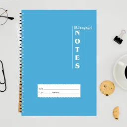 Spiral A4 Notebook unruled/plain, Notebook for Students 200 Pages-picture-14