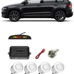 AB485 Silver Car Reverse Parking Sensor with LED Display 4 Sensor A485 Parking Sensor-23