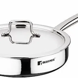 Tripro Triply Stainless Steel Sautepan | Less Oil Use | Induction Bottom Saute Pan 22 cm diameter with Lid 2 L capacity-image-7