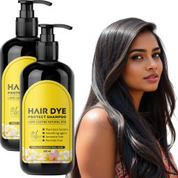 Hair Dye Gentle Shampoo Set – Herbal Formula – 300ml Each-image-54